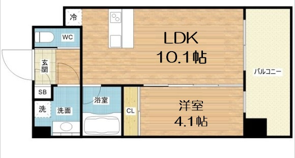 【間取り】 | プレジオ弁天町