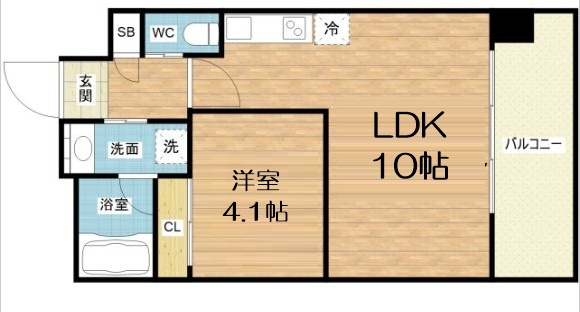【間取り】 | プレジオ弁天町