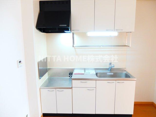 ハーティープレイスＢのキッチン|収納スペース豊富なキッチンです♪