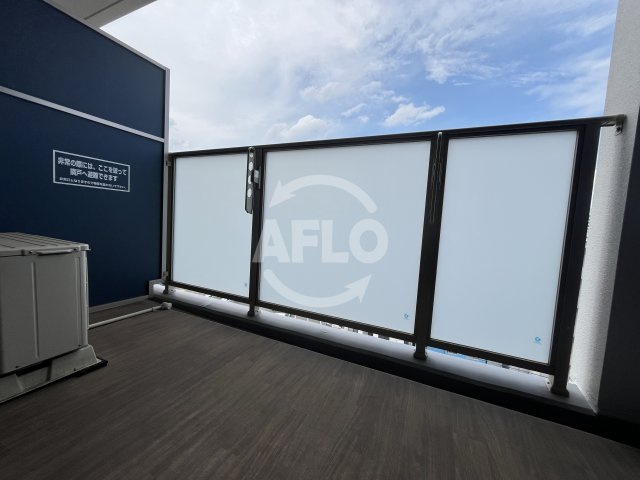 プレサンス新大阪イオリアのバルコニー|プレサンス新大阪イオリア　バルコニー