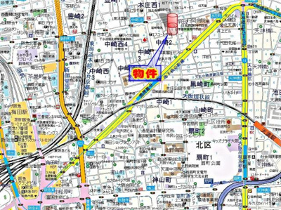 【地図】 | レジュールアッシュ梅田レジデンス