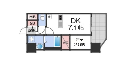 【間取り】 | セレニテ難波ミラク壱番館