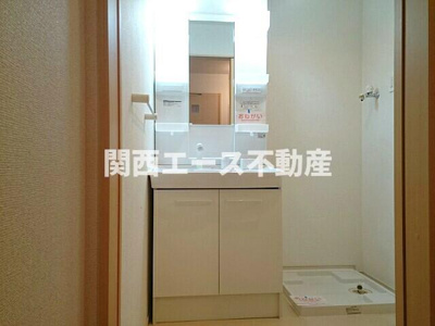 【洗面所】 | コモドレジデンシアⅡ八尾南