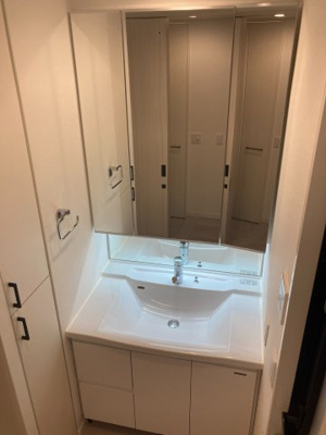 【洗面所】 | 仲介手数料半額！HPには初期費用掲載！「プライスホーム」で検索！デュ・レジア薬院テラス