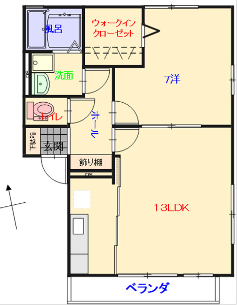 ＳＫⅢの間取り|2号間取り