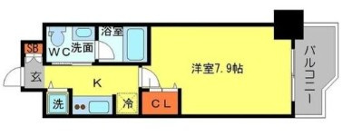 【間取り】 | アーデン堺筋本町