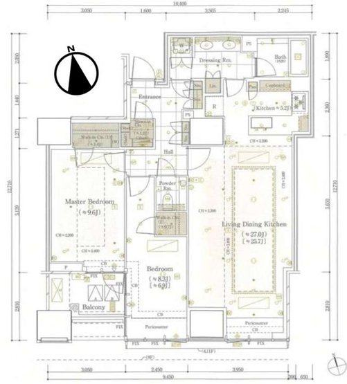 【間取り】 | 三田ガーデンヒルズ　ＮＯＲＴＨ　ＨＩＬＬ