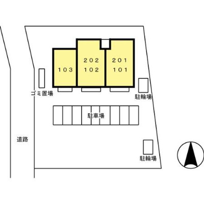 【区画図】 | ハイカムールリヴェールⅡ