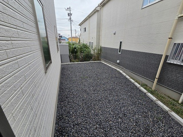 小牧市久保一色南１丁目　新築戸建　５号棟の庭|お庭が付いています
