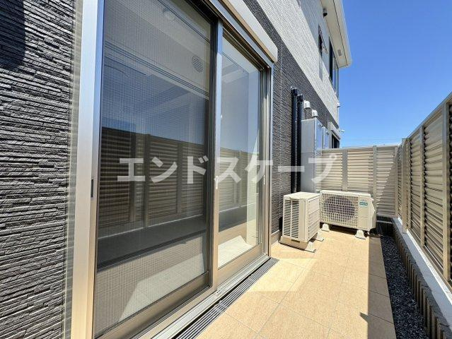 ノースグレイスのバルコニー|高崎、前橋のお部屋探しはエンドスケープまで！お客様の理想お聞かせ下さい♪