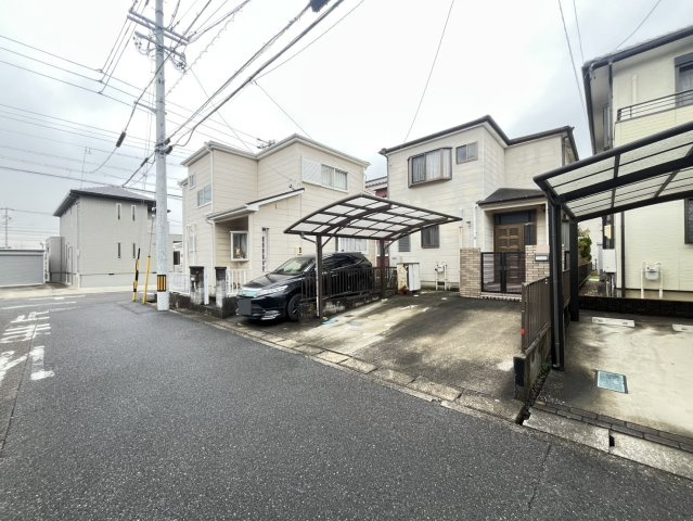 半田市花園町6丁目の前面道路含む現地写真|駐車2台可能♪