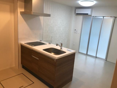 【居間・リビング】 | （仮）ユニヴァリィⅡ　Ｋ大津町1LDK／1LDK | リビング（イメージ）