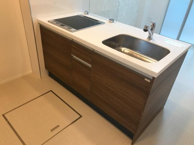 【キッチン】 | （仮）ユニヴァリィⅡ　Ｋ大津町1LDK／1LDK | キッチン（イメージ）