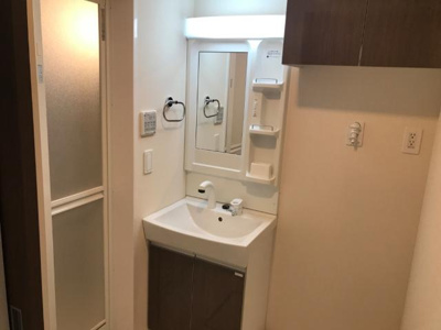 【洗面所】 | （仮）ユニヴァリィⅡ　Ｋ大津町1LDK／1LDK | 洗面（イメージ）