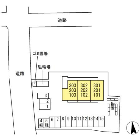 Garden蔵の区画図