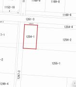 花巻市南万丁目1254-1の区画図