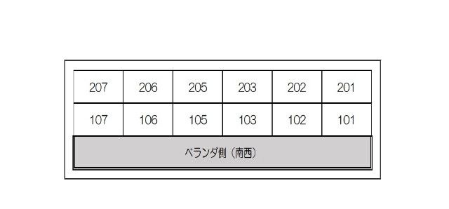 ローズアパート(Q-064)の区画図