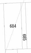 北上市上野町3丁目684の区画図