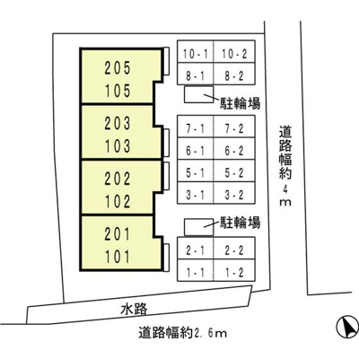 【区画図】 | メゾン・プレール栗栖