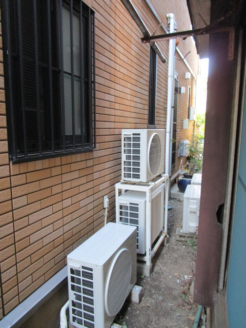 アパートメントAのバルコニー