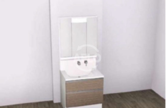 【洗面所】 | 桑津新築戸建　A号地 | 桑津新築戸建　A号地　独立洗面台