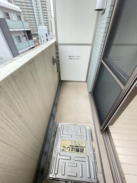 スカイコート両国弐番館のバルコニー