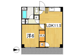 【間取り】 | グリーンハイツ