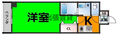 仲介手数料０円！WELLコート山手の間取り