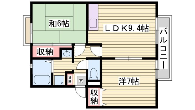 JAサンビレッジ大塚Bの間取り