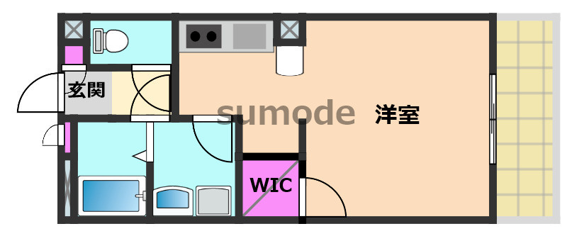 レオネクストコンフォート永楽の間取り