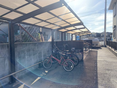 【その他共用部分】 | MEW HOUSE | 屋根付き駐輪場