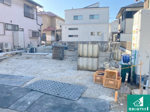 高砂市阿弥陀町魚橋　新築一戸建ての外観|周辺は落ち着いた街並みの住宅地！子育てがしやすい住環境です！まだ未完成ですが、現地でしかわからない事もございます。是非一度ご覧ください。