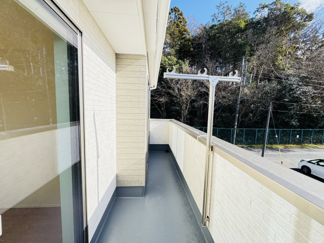 市川市大野町２丁目新築戸建（大野町27期）のバルコニー|南向きワイドバルコニー・日当たり良好♪