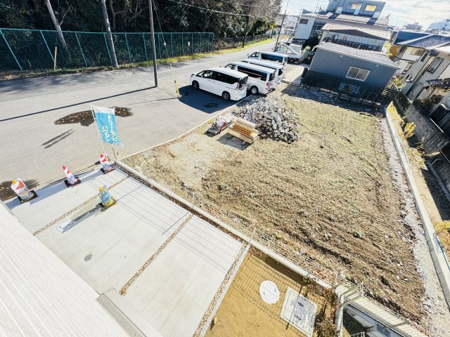 市川市大野町２丁目新築戸建（大野町27期）の展望|バルコニーより南側眺望・南側駐車スペースで日当たり良好♪