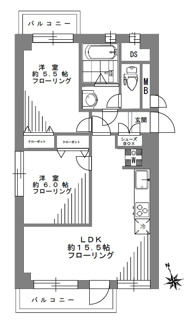 【間取り】 | ブロケイド岸町