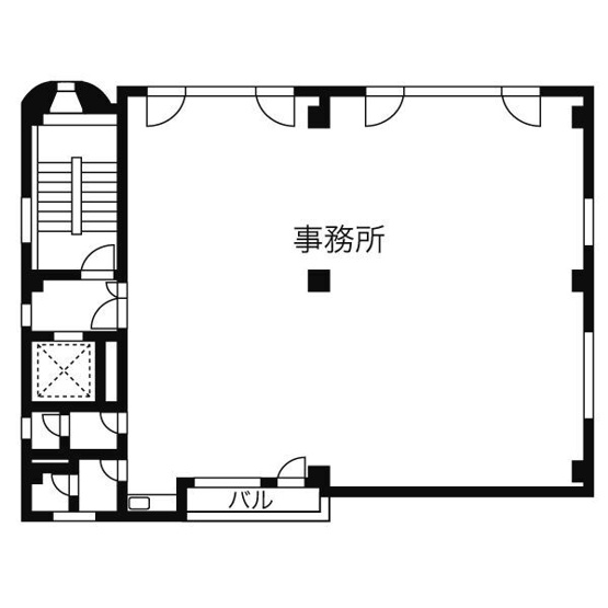 【間取り】 | アークロック栄ビル【　オフィスおすすめ　】