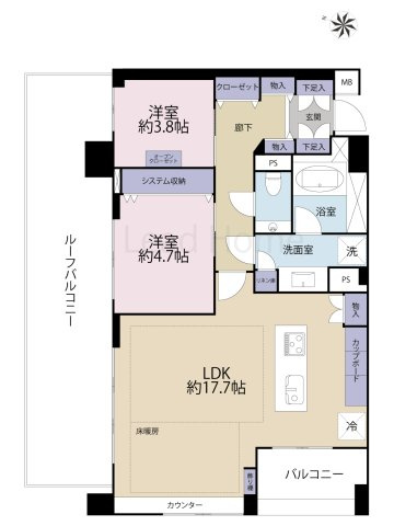 【間取り】 | イニシアイオ目黒学芸大学