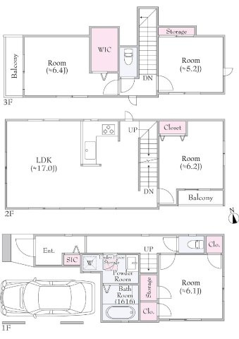 【間取り】 | 目黒区中町2丁目