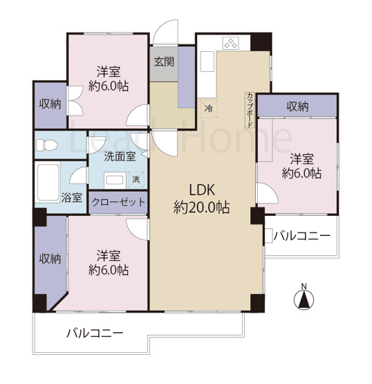【間取り】 | マンション恵比須苑