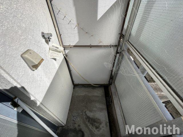 アミケンハイツのバルコニー