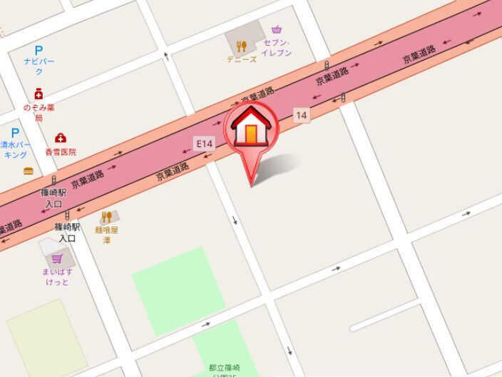 プラントグラスⅡの地図