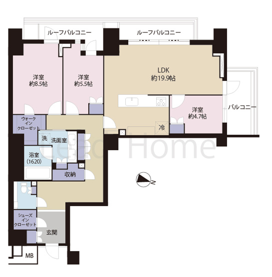 【間取り】 | ブランズ渋谷常盤松
