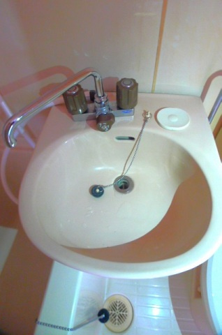 キャッスル柏の洗面所