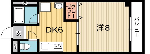 ソワール西秦Ⅰの間取り