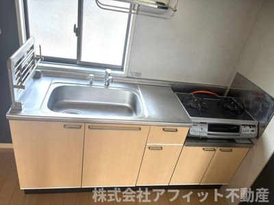 【キッチン】 | グレース曙 E棟 | 二口ガスコンロ