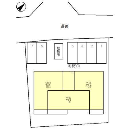 フローリッシュの区画図