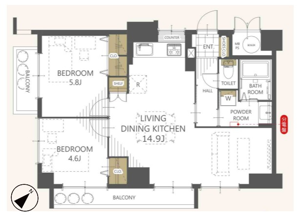 【駐輪場】 | エクレール愛宕