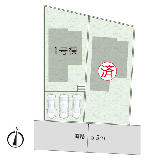 【区画図】 | 新築一戸建て「南足柄市塚原」