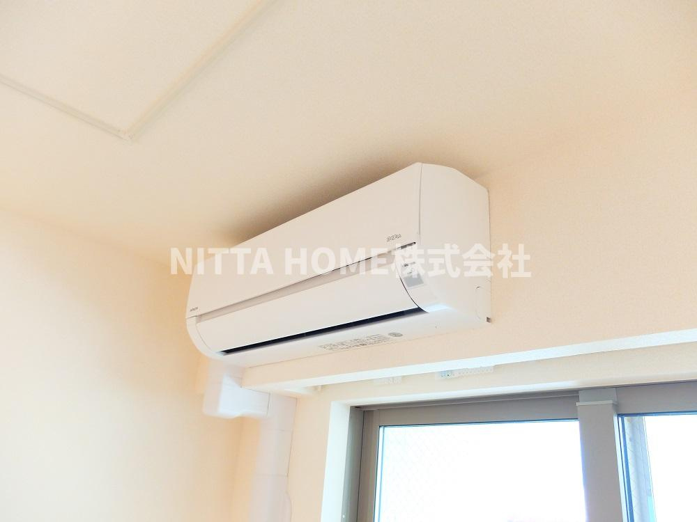 ミニョンプラス１の設備|リビングと洋室にエアコンを完備◎