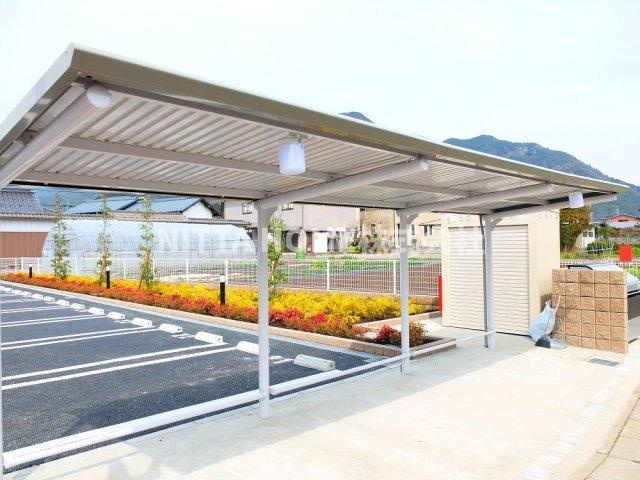 ミニョンプラス１のその他共用部分|屋根付きの駐輪場は無料で使用できます＊